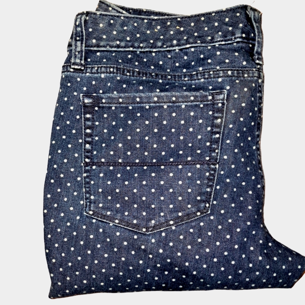 Polka Dot Ankle Skinny Jeans | MERONA